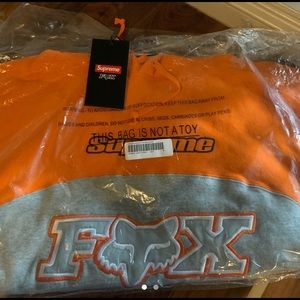 supreme x fox hoodie